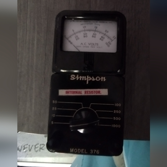 Vintage Simpson Internal Resistor Model 376 - Picture 4 of 12